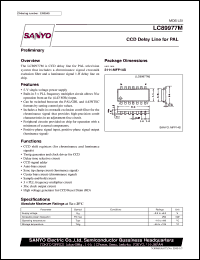 datasheet for LC89977M by SANYO Electric Co., Ltd.