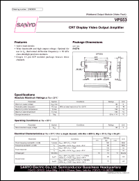 datasheet for VP553 by SANYO Electric Co., Ltd.