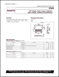 datasheet for VP603 by SANYO Electric Co., Ltd.