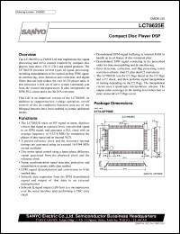 datasheet for LC78625E by SANYO Electric Co., Ltd.