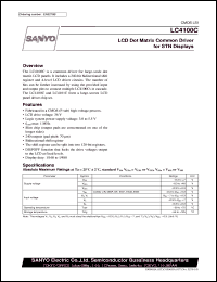 datasheet for LC4100C by SANYO Electric Co., Ltd.