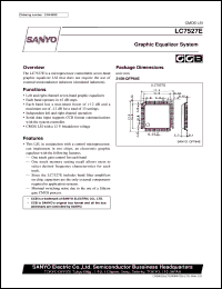 datasheet for LC7527E by SANYO Electric Co., Ltd.