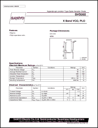 datasheet for SVD202 by SANYO Electric Co., Ltd.