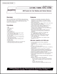 datasheet for LA1136NM by SANYO Electric Co., Ltd.