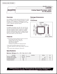 datasheet for LA9240M by SANYO Electric Co., Ltd.