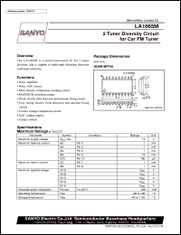 datasheet for LA1065M by SANYO Electric Co., Ltd.