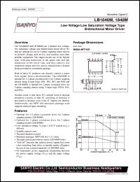datasheet for LB1846M by SANYO Electric Co., Ltd.