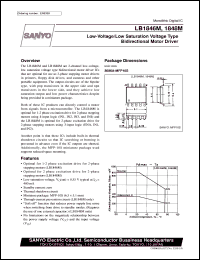 datasheet for LB1848M by SANYO Electric Co., Ltd.