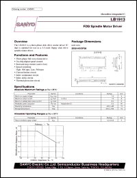 datasheet for LB1913 by SANYO Electric Co., Ltd.