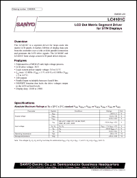 datasheet for LC4101C by SANYO Electric Co., Ltd.