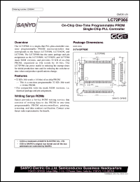 datasheet for LC72P366 by SANYO Electric Co., Ltd.