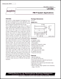 datasheet for LA1235 by SANYO Electric Co., Ltd.