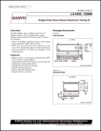 datasheet for LA1836 by SANYO Electric Co., Ltd.