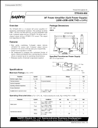 datasheet for STK400-060 by SANYO Electric Co., Ltd.