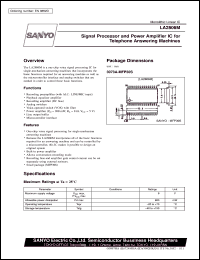 datasheet for LA2806M by SANYO Electric Co., Ltd.