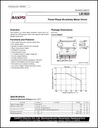 datasheet for LB1825 by SANYO Electric Co., Ltd.