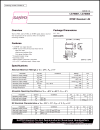 datasheet for LC73861 by SANYO Electric Co., Ltd.