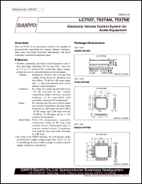 datasheet for LC7537 by SANYO Electric Co., Ltd.