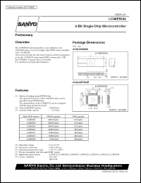 datasheet for LC86E5032 by SANYO Electric Co., Ltd.