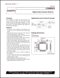 datasheet for LC8900KQ by SANYO Electric Co., Ltd.