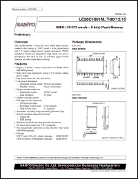 datasheet for LE28C1001M-90 by SANYO Electric Co., Ltd.