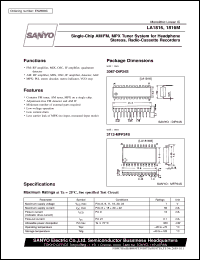 datasheet for LA1816 by SANYO Electric Co., Ltd.