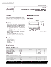 datasheet for LA3242 by SANYO Electric Co., Ltd.