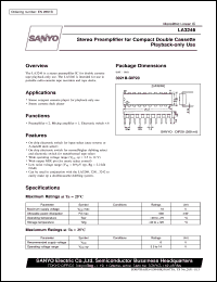 datasheet for LA3246 by SANYO Electric Co., Ltd.