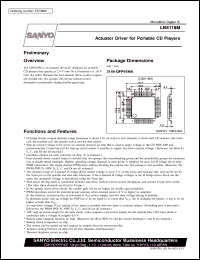 datasheet for LB8118M by SANYO Electric Co., Ltd.