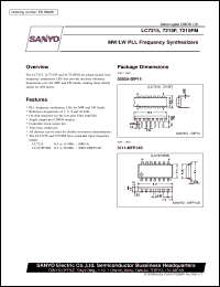 datasheet for LC7215 by SANYO Electric Co., Ltd.