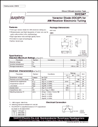 datasheet for SVC347 by SANYO Electric Co., Ltd.