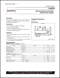 datasheet for LA5616 by SANYO Electric Co., Ltd.