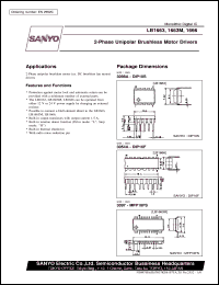 datasheet for LB1663 by SANYO Electric Co., Ltd.