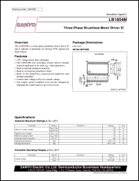 datasheet for LB1854M by SANYO Electric Co., Ltd.