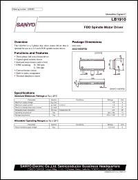 datasheet for LB1910 by SANYO Electric Co., Ltd.