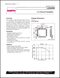 datasheet for LA3235W by SANYO Electric Co., Ltd.