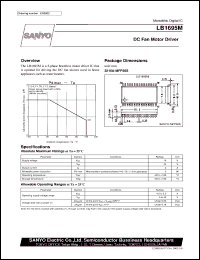 datasheet for LB1695M by SANYO Electric Co., Ltd.