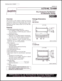 datasheet for LC72146 by SANYO Electric Co., Ltd.