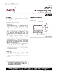 datasheet for LC75371M by SANYO Electric Co., Ltd.