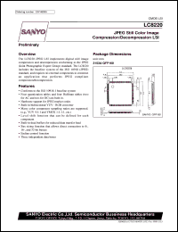 datasheet for LC8220 by SANYO Electric Co., Ltd.