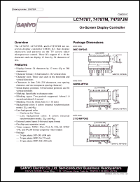 datasheet for LC74787 by SANYO Electric Co., Ltd.