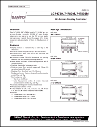 datasheet for LC74789 by SANYO Electric Co., Ltd.