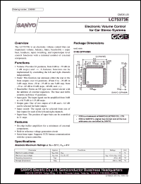 datasheet for LC75373E by SANYO Electric Co., Ltd.