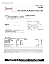 datasheet for LA1265 by SANYO Electric Co., Ltd.