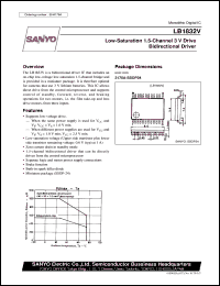 datasheet for LB1832V by SANYO Electric Co., Ltd.