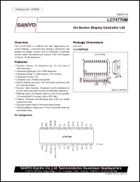 datasheet for LC74770M by SANYO Electric Co., Ltd.