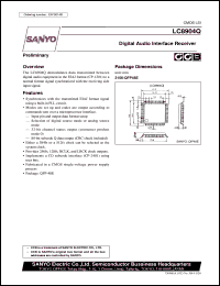 datasheet for LC8904Q by SANYO Electric Co., Ltd.