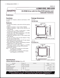 datasheet for LC895125Q by SANYO Electric Co., Ltd.