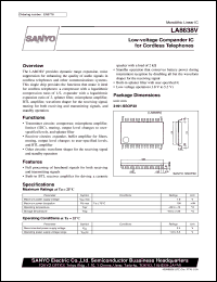 datasheet for LA8638V by SANYO Electric Co., Ltd.