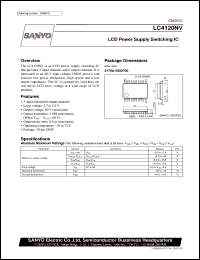 datasheet for LC4120NV by SANYO Electric Co., Ltd.